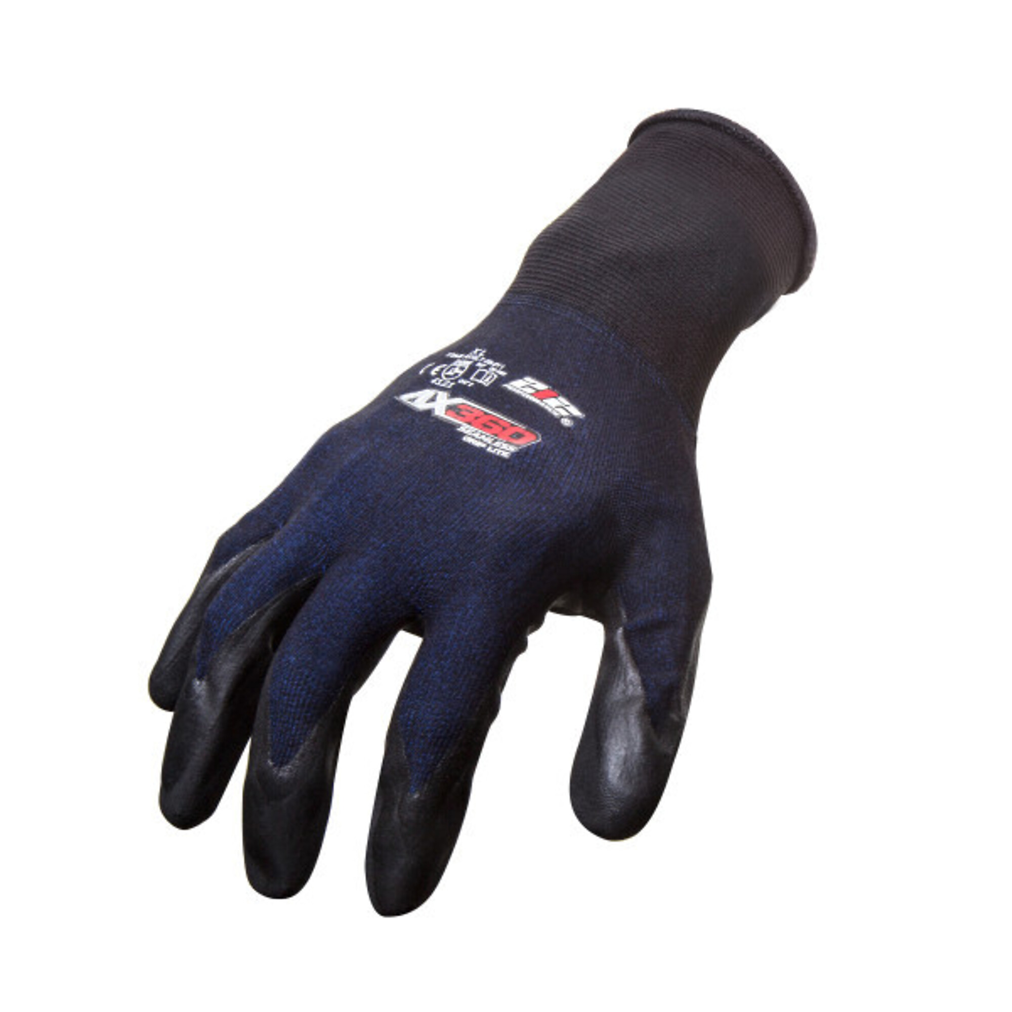 212 Performance Glove Smls Grip Blk 2x, 12pk